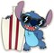 Disney Lilo and Stitch Surfboard Wood Wall Art - Cute Stitch Wall Decor With Beach Theme